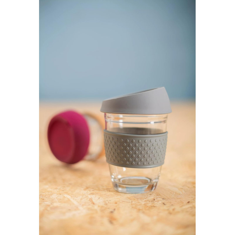 Symple Stuff Burnsville Travel Mug, Grey