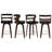 Myrtis Swivel Upholstered Bar Stool (Set of 4) -359474181