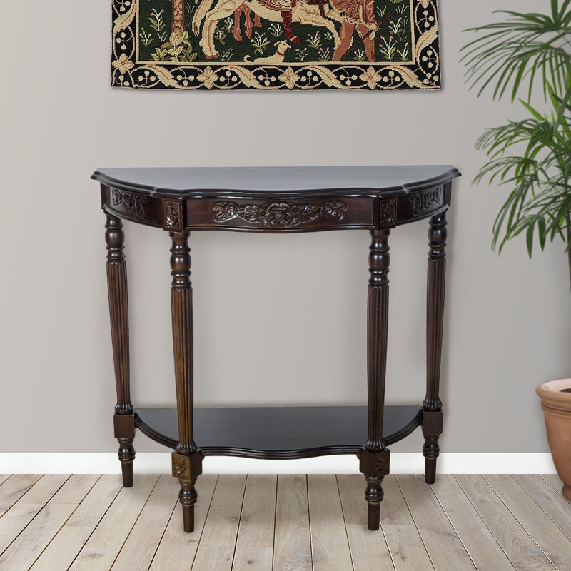 Briony 34'' Console Table, Mahogany