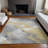 Machine Washable Indoor/Outdoor Claudian ACN1536 Gold Rug-109536172