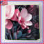 Couvre-lit floral rose-123423619
