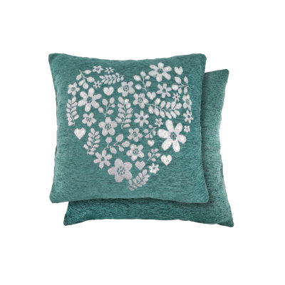 Colette Floral Square Cushion Cover