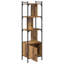154.5cm H x 44.5cm W Metal Bookcase-1586542343