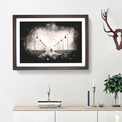 Couple upon the Pier - Framed Print