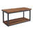 Sturminster 40" Wide Rustic Industrial Solid Wood Metal Frame Bench With Storage