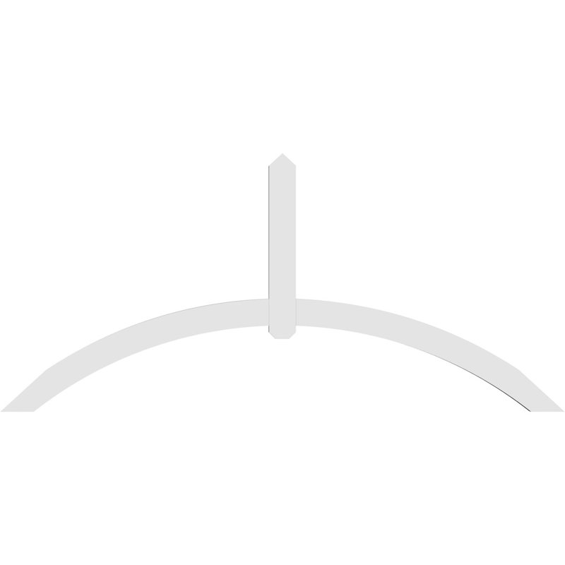 Support pour pignon en PVC Archdale, H 38,5 po x l 84 po (pas: 11/12), P 2 po x F 4 po