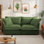 Canapé moderne à 2 places avec housse - Canapé en chenille simple avec housse amovible, canapé confortable pour petit espace, appartement ou salon-128924052
