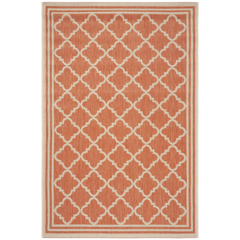 Adler Performance Geometric Indoor/Outdoor Area Rug, Rectangle 3' x 5'