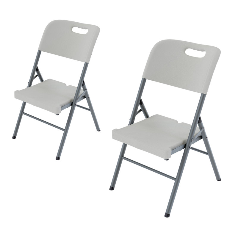 Jemeisha HDPE Plastic Banquet Folding Chair Folding Chair Set