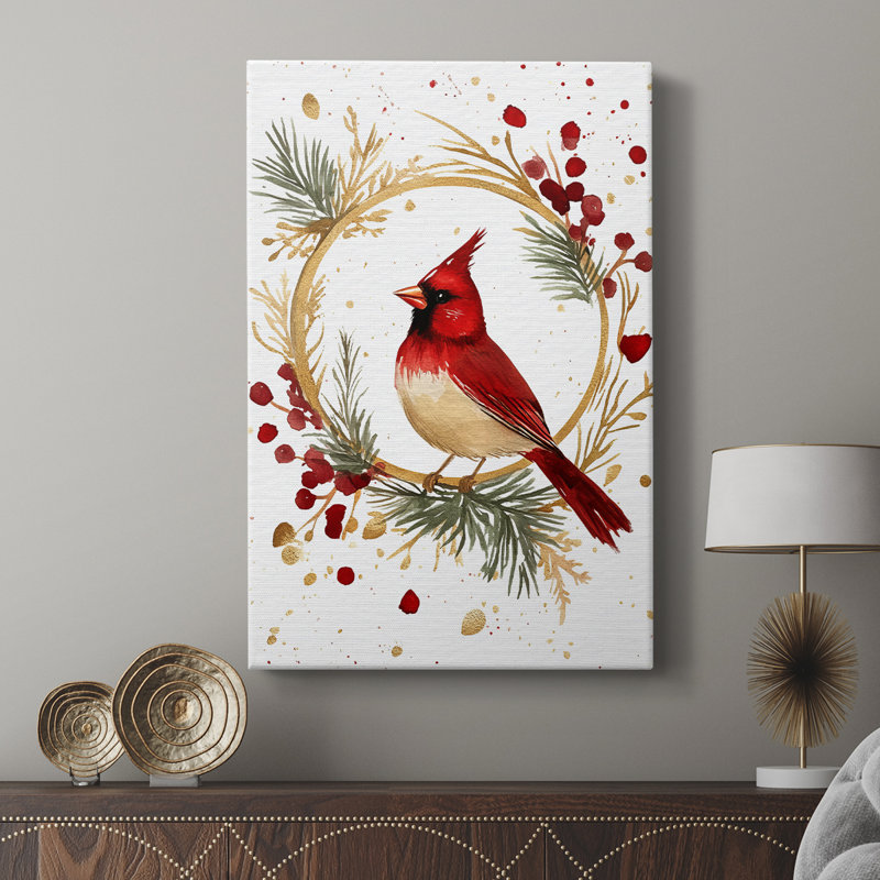 Art des Fêtes de Noël CMLV - galerie Cavas sur mesure, H 18 po x l 12 po