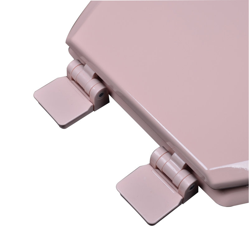 Round Toilet Seat and Lid, Venetian Pink