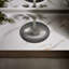 Lavabo de salle de bain ovale encastré en métal Rhythm-10466653