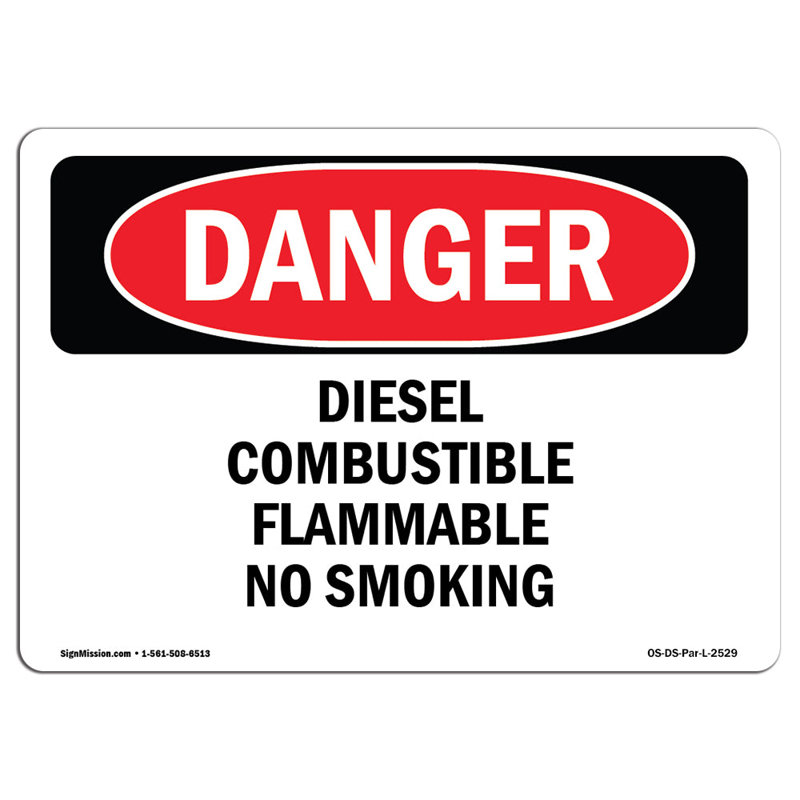 Enseigne en aluminium combustible et combustible non combustible 12 x 18, H 18 po x l 24 po x P 0,1 po