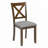 5-piece Wooden Dining Table Set with 4 Chairs-126592453-126592454-126592455