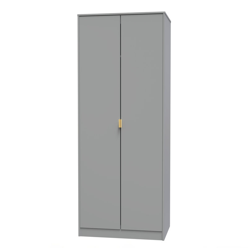 Bibek Manufactured Wood Wardrobe, Dusk Grey
