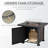 Square Steel Propane Fire Pit Table