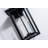 Dallas 3 - Light 20''H Black Iron Tempered Glass ETL Outdoor Wall Lantern with Dusk to Dawn-935074568-872596955
