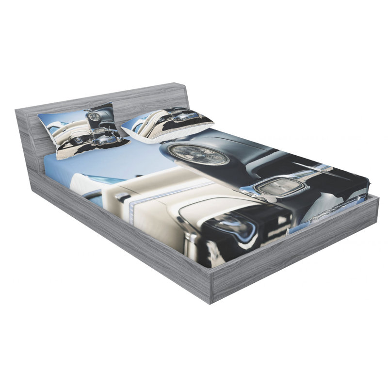 Microfiber Sheet Set, Full/Double+ Fitted Sheet + 2 Pillowcases