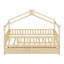 Lit simple en bois avec deux tiroirs-358805170