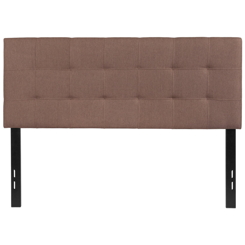 Ciriaca Quilted Tufted Upholstered Headboard, Camel, Full