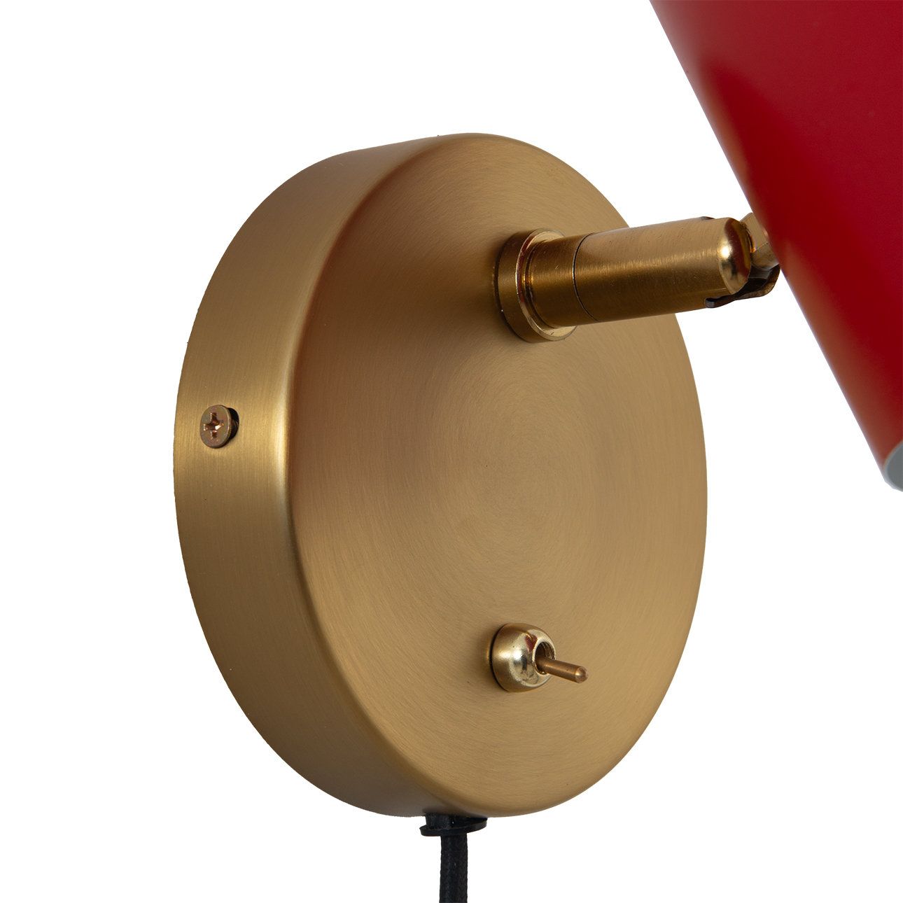 Culver 2-Light Sconce, Crimson Red/Gold