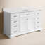 Ensemble meuble-lavabo simple Meriline de 60 po avec armoire blanche et comptoir en marbre reconstitué-1882987847-1959532431