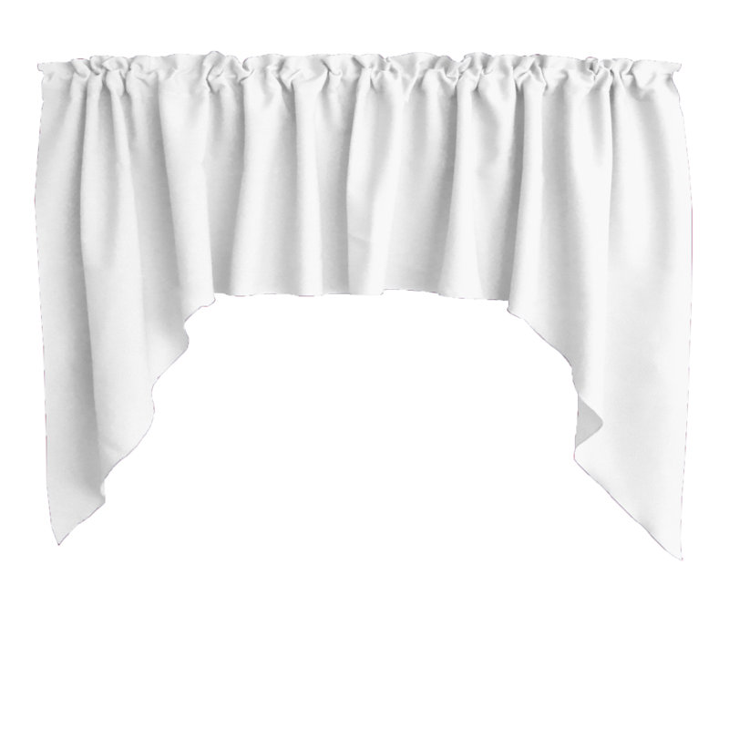 Cantonnière 72 po, Blanc
