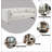 Beige Boucle Loveseat