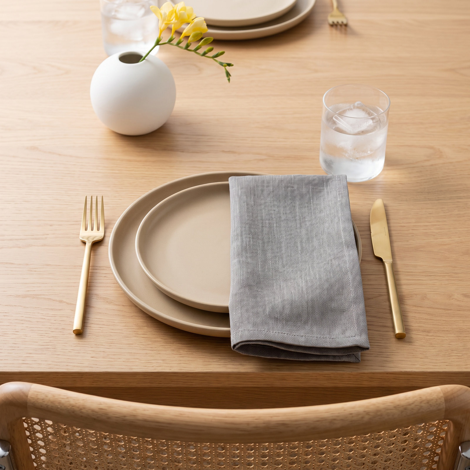 100% Linen Napkin, Gray