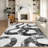 Washable Rug, Soft Non-Slip, Low Pile, Thin, Snake Print, Contemporary Accent Carpet for Kitchen, Hallway, Laundry.-856925258