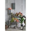 Ensemble de 2 pots à fleurs rustiques en métal avec supports Zale