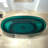 65-3/8" X 29-1/8" W Stone Resin Freestanding Soaking Transparent Bathtub-99447151