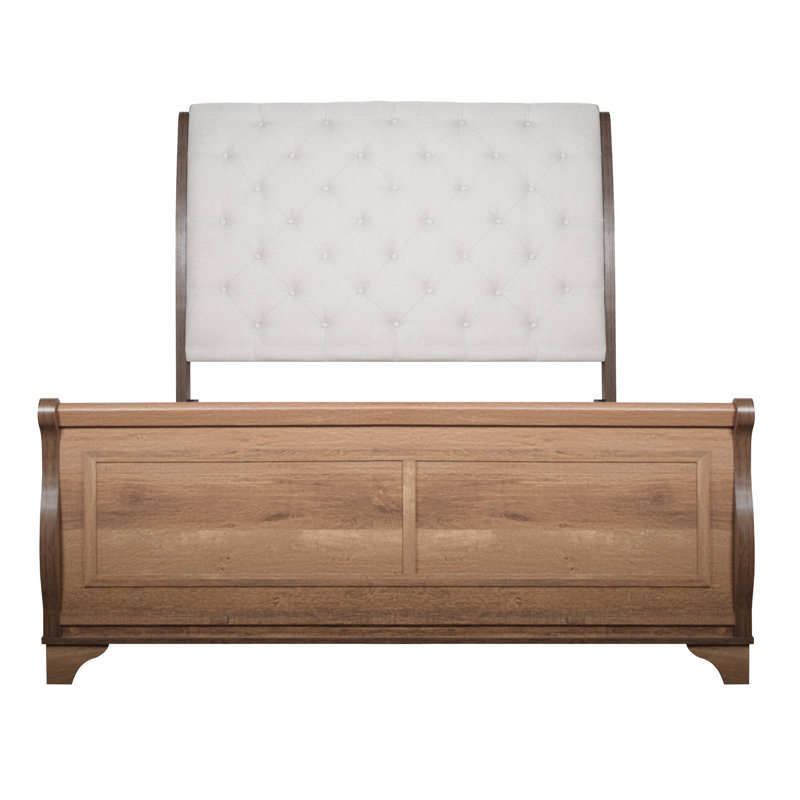 Wallsend 5Pc Wood King Bedroom Set W 2 Ns In Pecan, King
