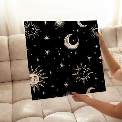 Astronomy and Space Celestial Moon & Stars VI Bohemian Unframed Art Print