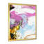 Rose, bleu et jaune liquide Art II - peinture sur toile-67442872-67442857