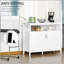 Buffet de cuisine, buffet avec 2 portes et tablettes réglables pour la salle à manger