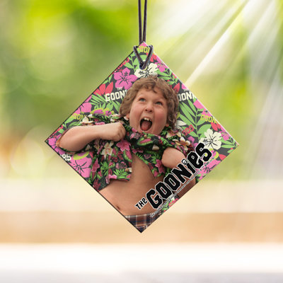 Goonies  Chunk  Hanging Glass Print - Ideal For Gifting And Collecting