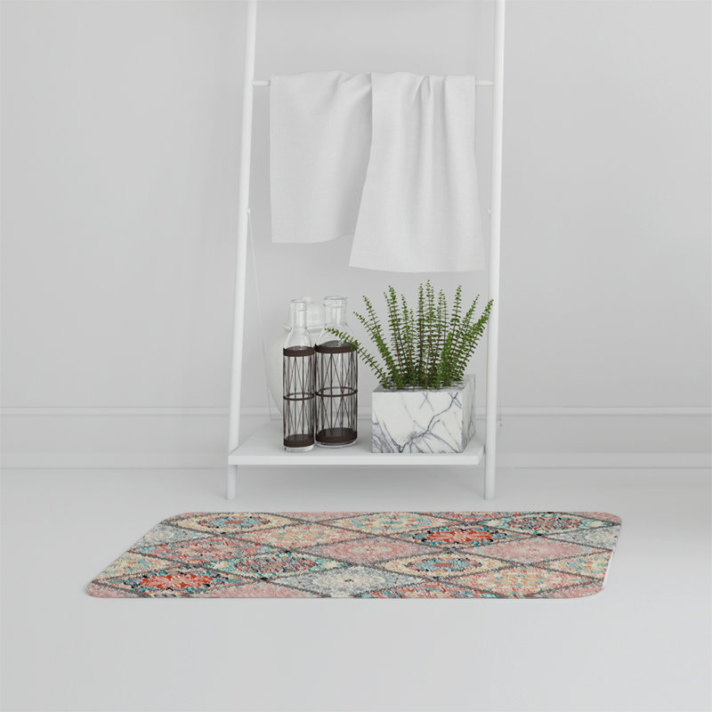 Permenter Memory Foam Non-Slip Bath Mat