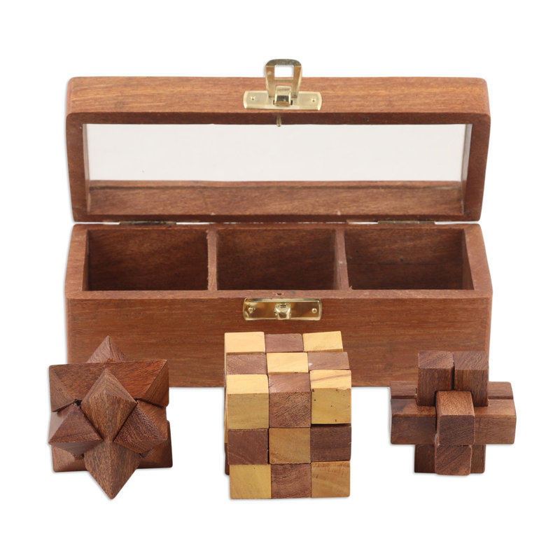 Jataveon Loon Peak 2 Player Wood Puzzle
