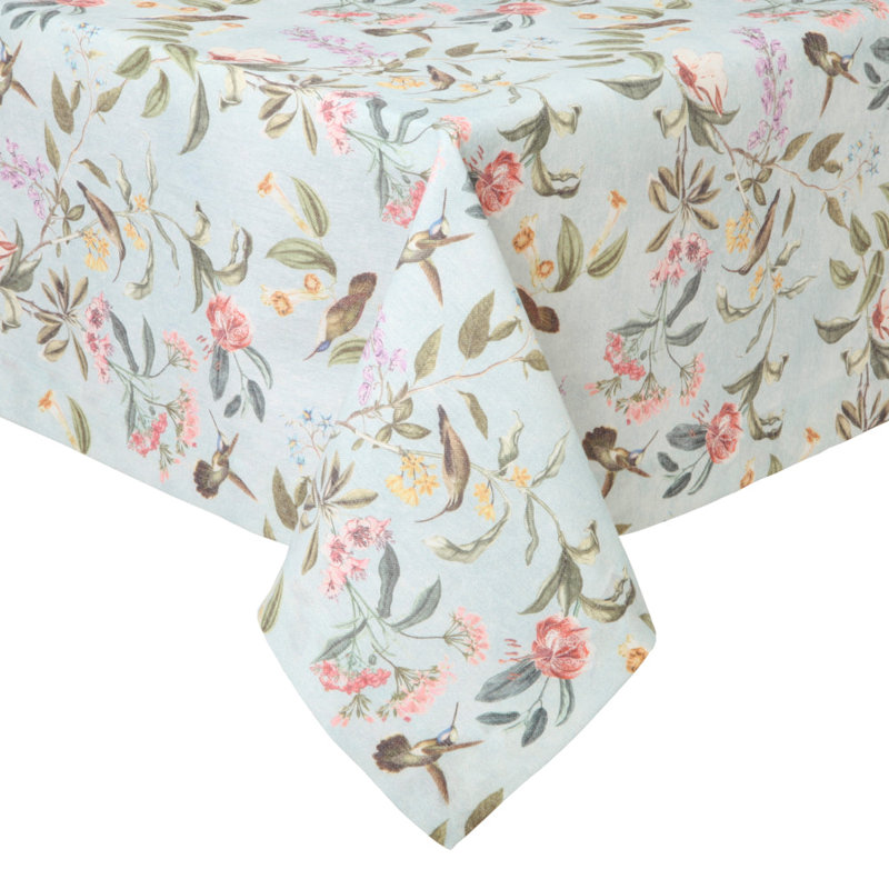 Ravello 70'' Round Floral Fabric Tablecloth