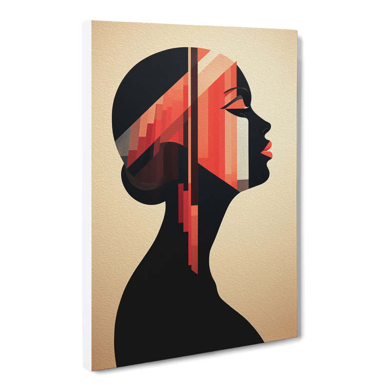 Woman Geometric - No Frame Print, 50cm H x 35cm W x 3cm D