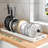 Expandable Pots and Pans Organizer Under Cabinet,Set of 2