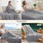 Couverture en flanelle de lits pour lit simple / simple TG pour filles, couverture douce et confortable 300 GSM pour dortoir et décoration intérieure, gris clair, cadeau toutes saisons-116397907-116397923