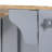 59.3" Kitchen Island With 2 Pull Out Cabinet Organizers & Rubber Wood Drop Leaf-891103984