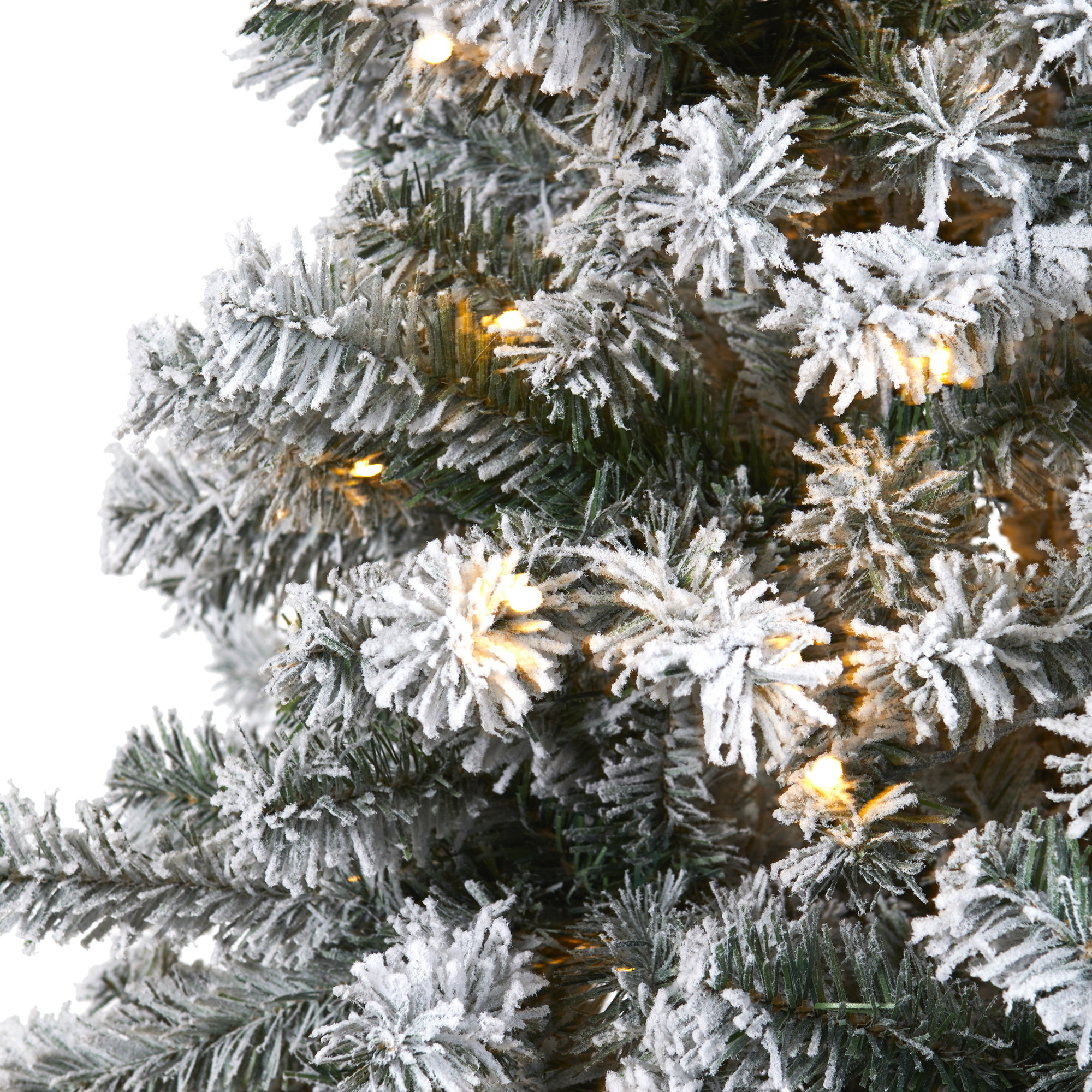 Lighted Artificial Spruce Christmas Tree, 7' H