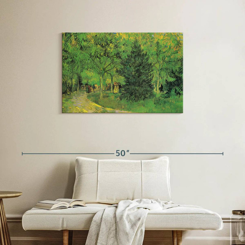 Sentier Sireci dans le parc d'Arles avec promenades, H 24 po x l 36 po