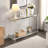 Modern Chrome Glass Side Table