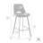 Asya Swivel Counter or Bar Height Armless Bar Stool with Footrest in Faux Leather and Metal-1794109053-1815977821-1794109055