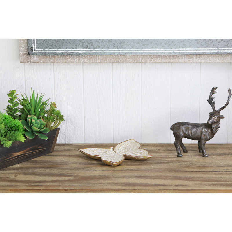 Figurine papillon en fer moulé Schenk
