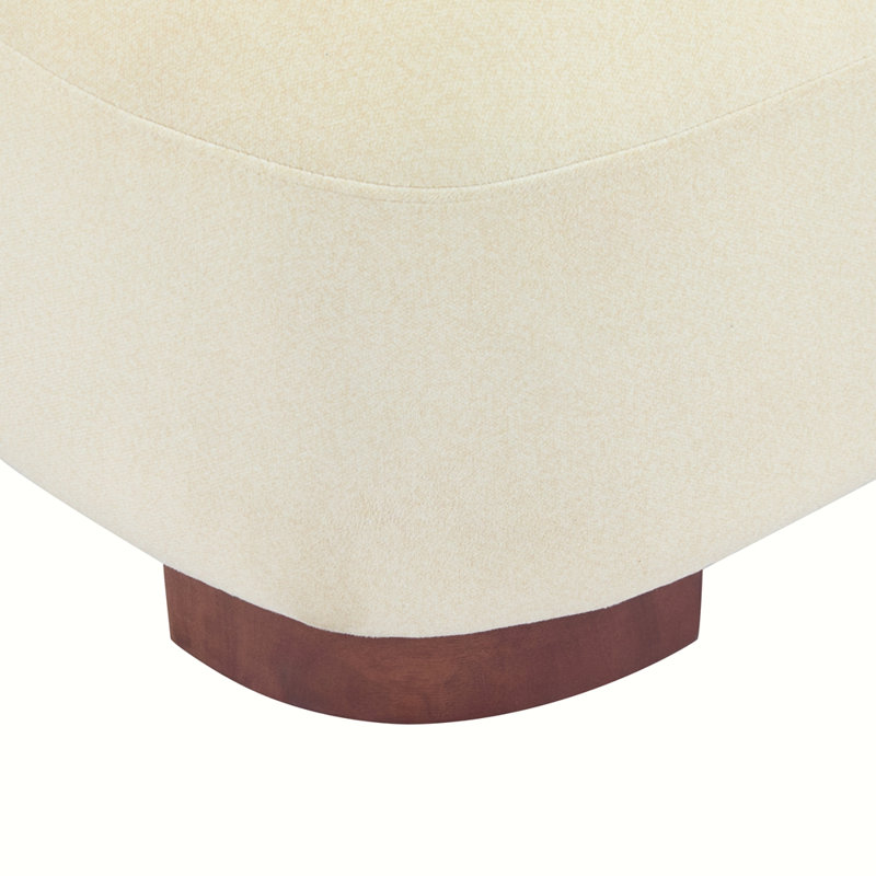 Chaise d'appoint moderne en polyester brun pour le salon - Animaux de compagnie, Beige